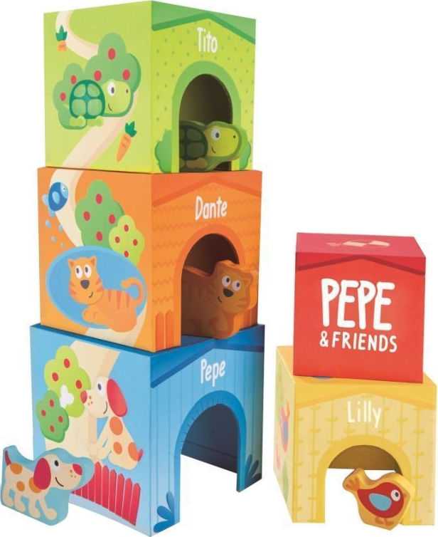 Hape Pepe & Friends Πύργος Ζωάκια Friendship (E0451)