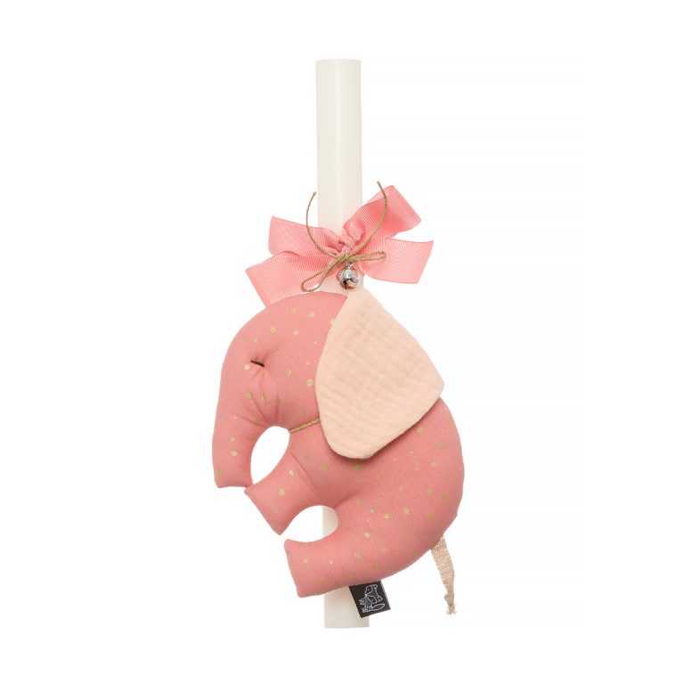 Λαμπάδα elephant pink