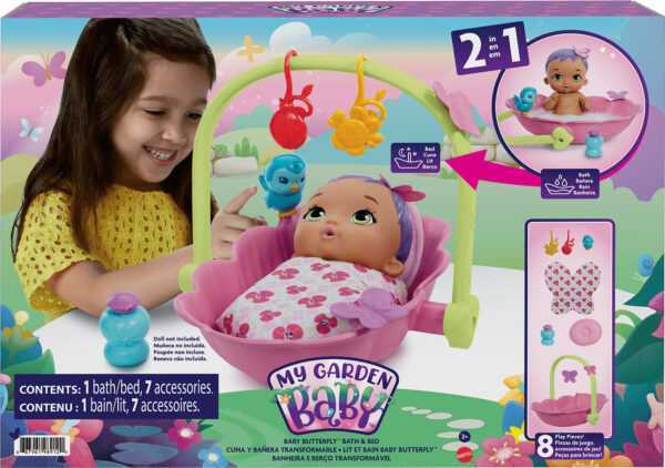 Mattel Baby Alive Κρεβατάκι και Μπανάκι για 2+ Ετών