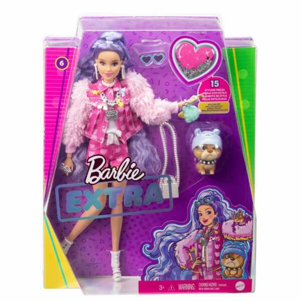Κούκλα Barbie Extra Millie with Periwinkle Purple Hair για 3+ Ετών