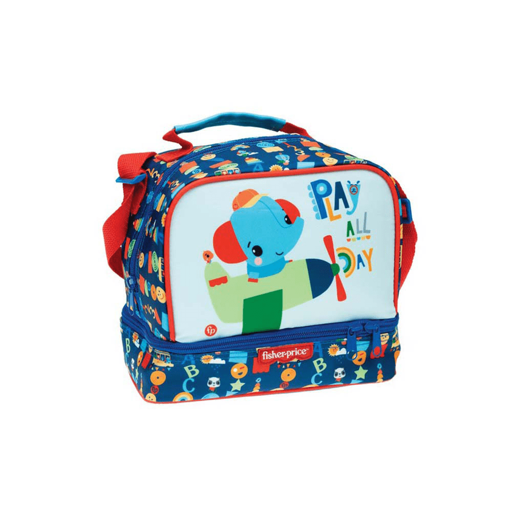 Fisher Price,Τσαντάκι Φαγητού Oβαλ, Airplane 349-44220