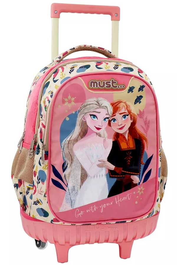 Must Σχολική Τσάντα Τρόλεϊ Δημοτικού- Frozen-GO WITH YOUR HEART 000563465