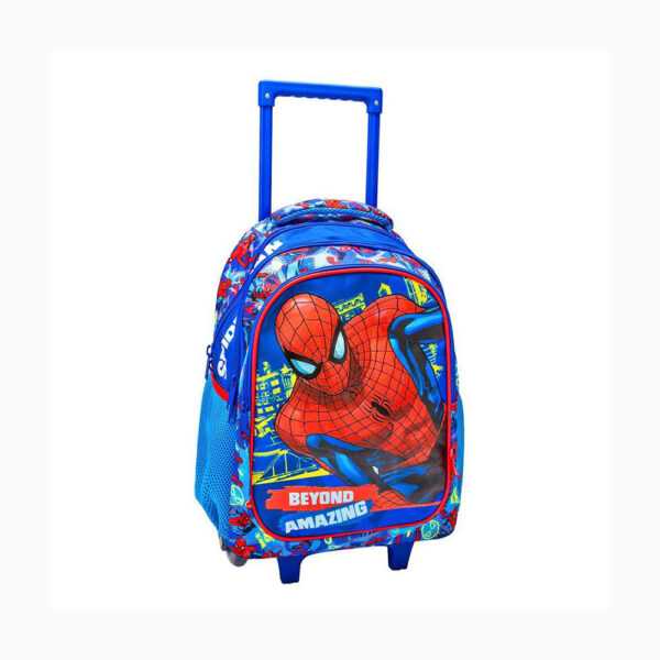 Τσάντα τρόλεϊ δημοτικού Must Spiderman beyond amazing 3 θέσεων