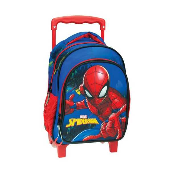 Gim Τσάντα Τρόλεϊ Νηπίου Spiderman Blue Net 337-04072