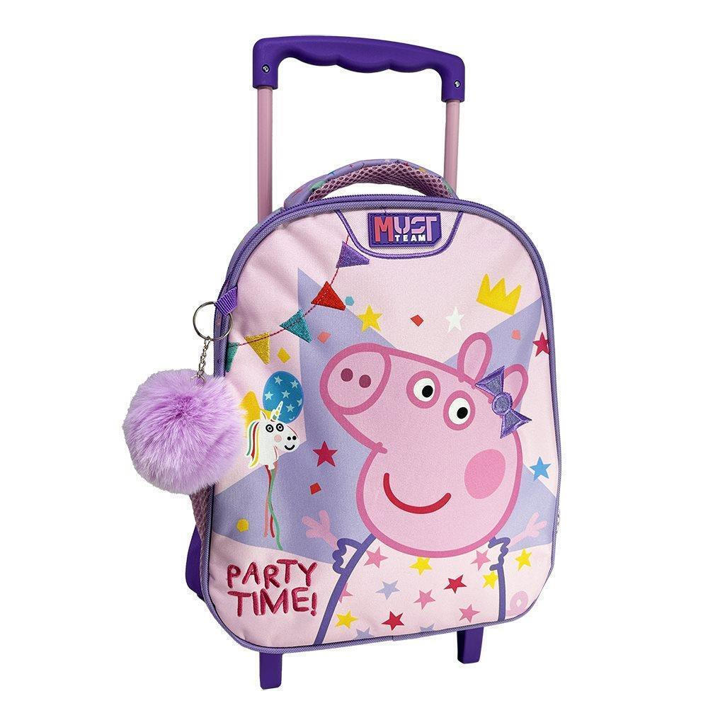 Peppa Pig Σχολική Τσάντα Τρόλεϊ Νηπιαγωγείου