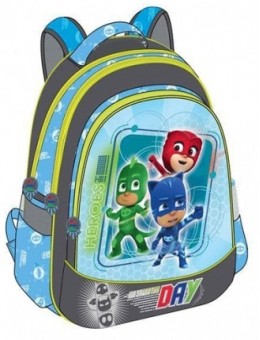 ΤΣΑΝΤΑ ΠΛΑΤΗΣ ΔΗΜΟΤΙΚΟΥ 3 ΘΗΚΕΣ PJ MASKS