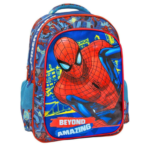 Must Spiderman Beyond Amazing Σχολική Τσάντα Πλάτης Δημοτικού Μπλε 25lt