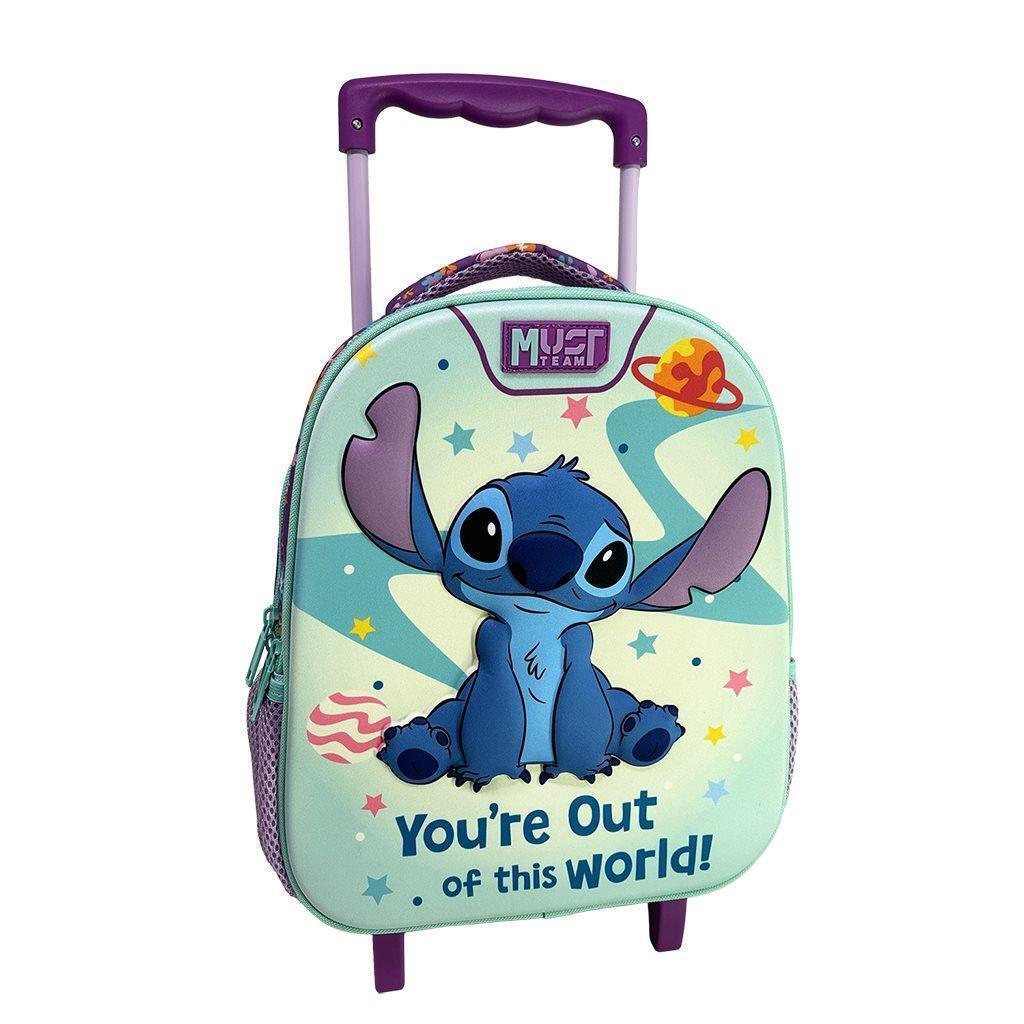 Must Σχολική Τσάντα Stitch Τρόλεϊ Νηπιαγωγείου
