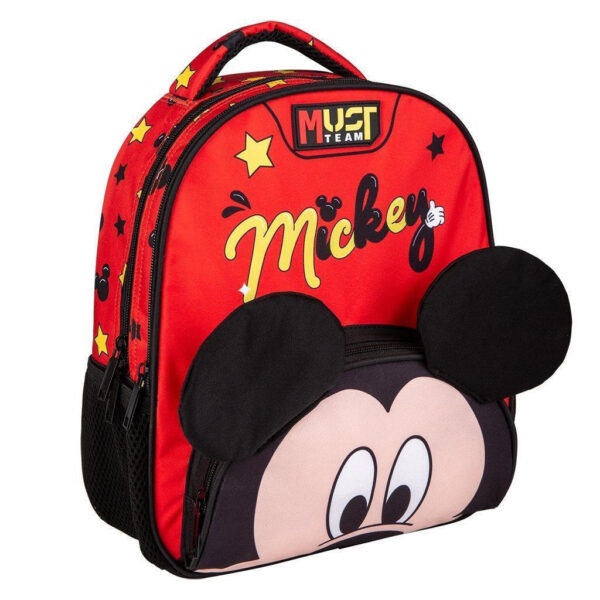 Τσάντα Πλάτης Νηπίου Must Team Με 2 Θήκες Mickey Κόκκινη (000564805)