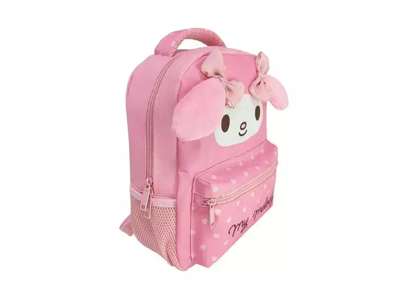 Must My Melody 2 Θηκες Σχολική Τσάντα Πλάτης Νηπιαγωγείου Ροζ (000490122) - Image 2